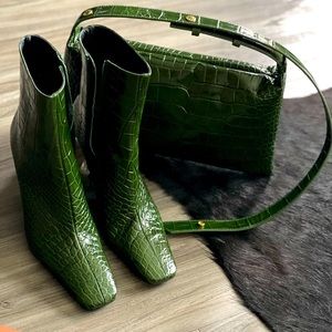 Simon Miller matching bag&heels, 100% authentic from Saks Fifth. Selling as set.